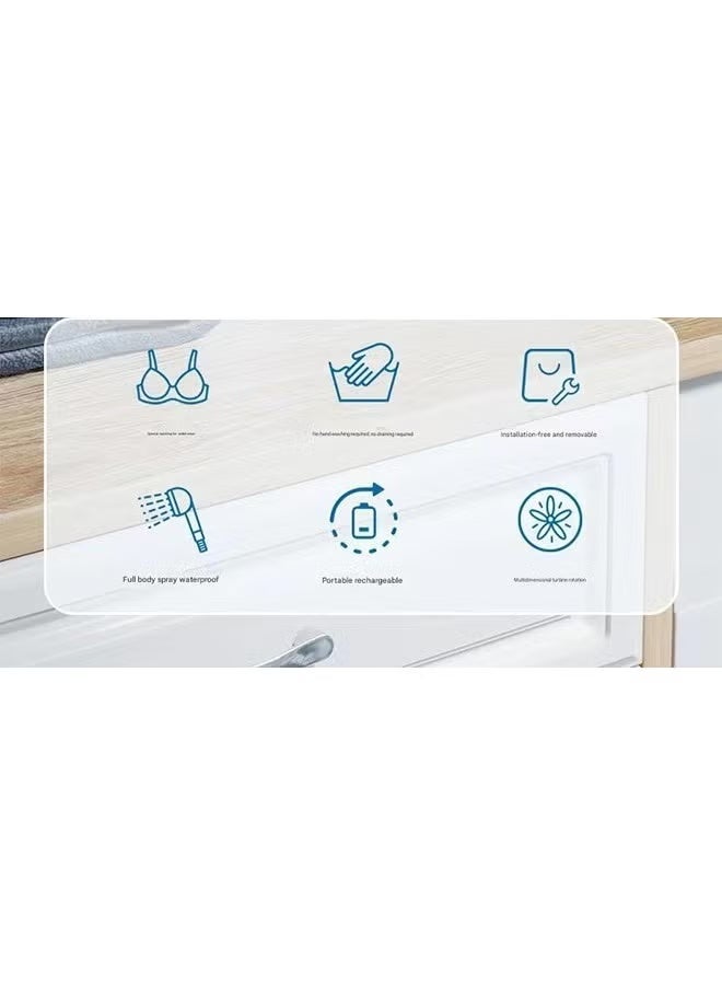 غسالة ملابس داخلية صغيرة جديدة، تركيب مجاني، ملابس داخلية لاسلكية صغيرة محمولة، غسيل جوارب، كوب غسيل خاص - Image 5